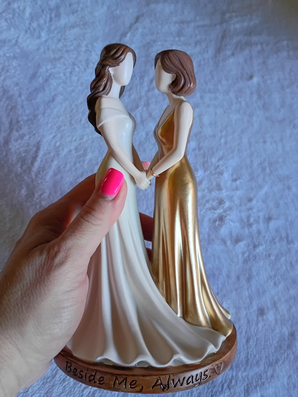 SANGARE Mother Daughter Figurine Beside Me Always Wedding Gift NWT